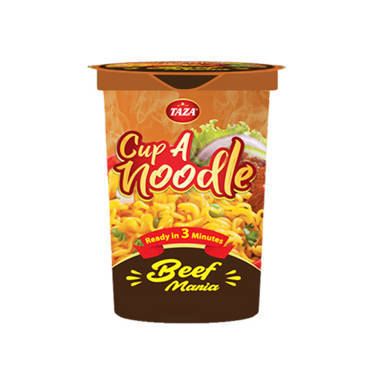 Taza Beef Cup A Noodles