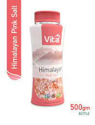 Vital Pink Himalayan Salt Bottle