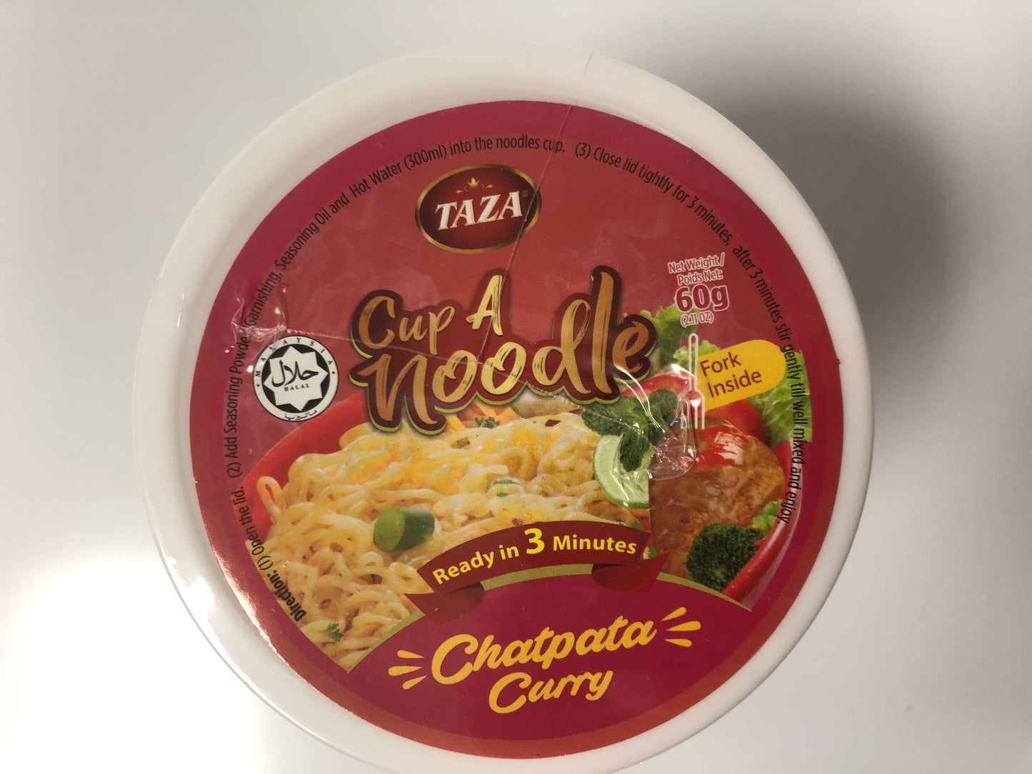 Taza Chatpata Curry Cup A Noodles